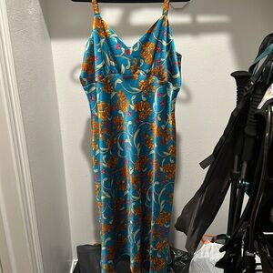 Sofia Jeans by Sofia Vergara Floral Sleeveless Maxi Dress Size XXXL